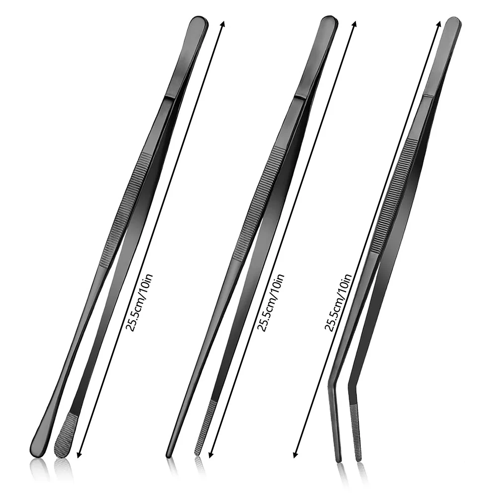 Precision Serrated Tips Cooking Tweezers Precision Handling Optimal Grip Multifunctional Use Plating And Serving