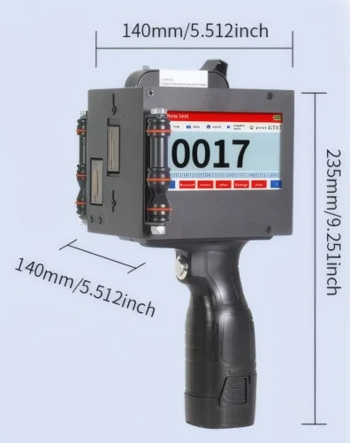 DT-T500 Wysokiej jakości przenośna drukarka atramentowa do oznaczania dat ważności