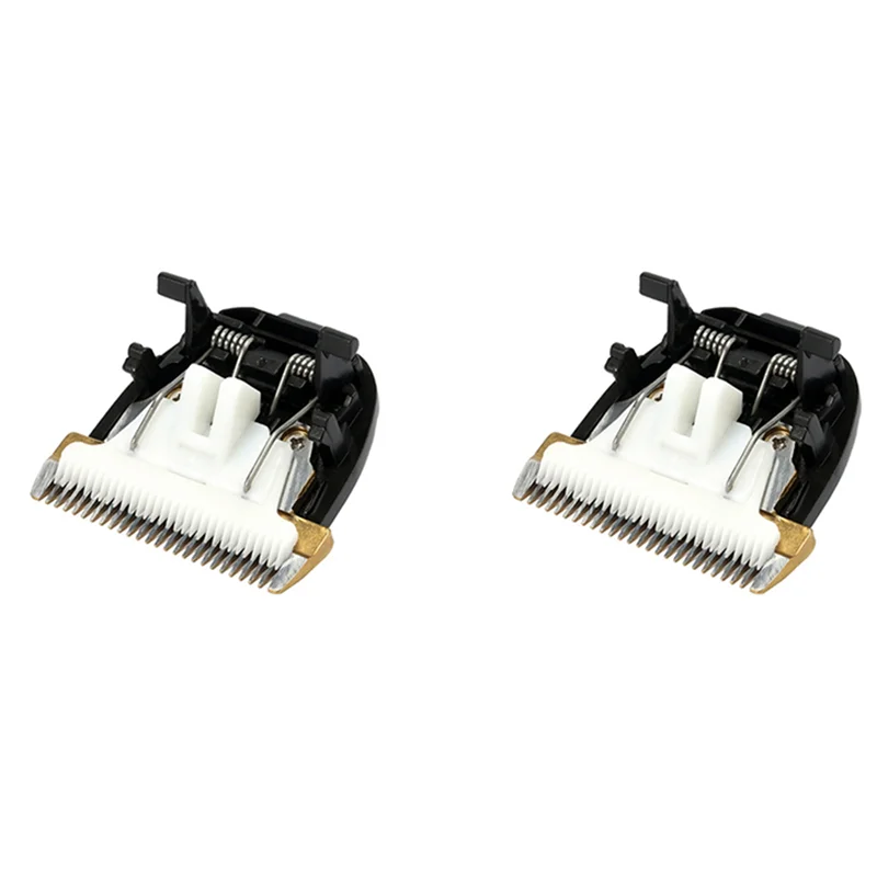 

2X Grooming Cutter Head Razor Blade 40Mm 24 Teeth For Animal Clipper Trimmer