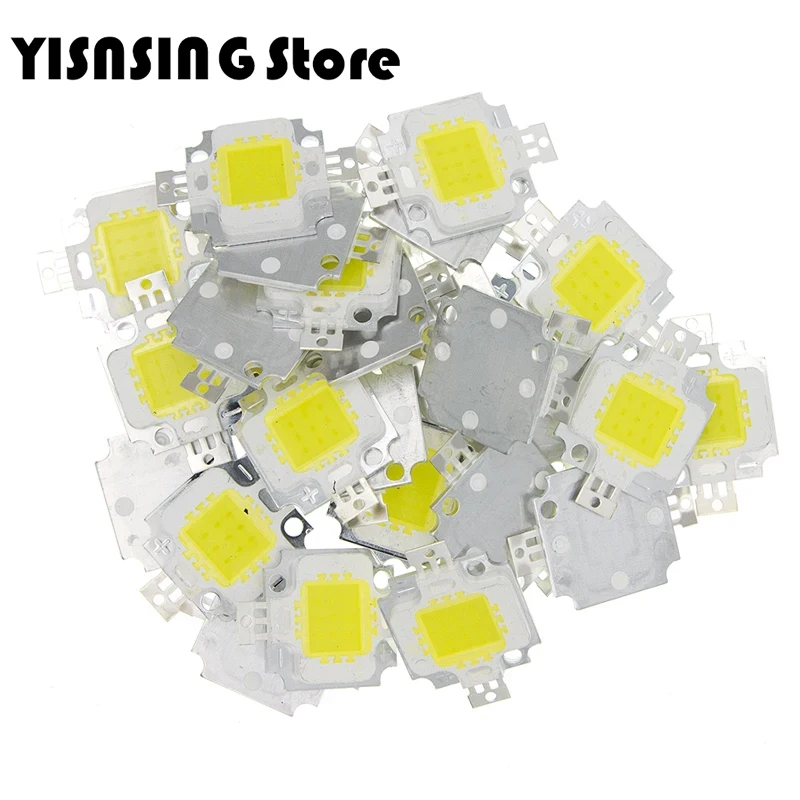 10W LED white Cold white Led Chip for Integrated Spotlight 12v DIY Projector Outdoor Flood Light Super bright