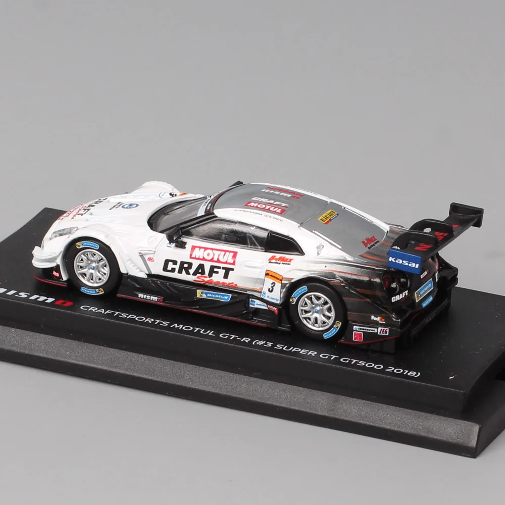 Nismo 1:64 Scale Nissan Craftsports Motul GTR #3 Super GT GT500 2018 Car Diecasts & Toy Vehicles Model Miniatures Acrylic Box