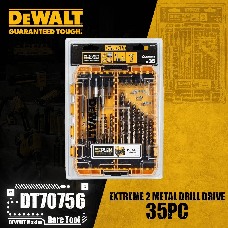 DEWALT Booraandrijving Schroevendraaierbitset DWANGFT100SET DT71563 DT70758 DT70705 DT70732T DT70730T DT70702 Accessoires voor elektrisch gereedschap