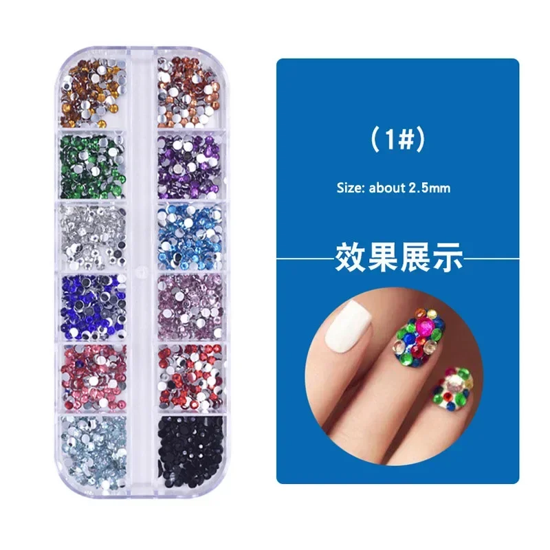 1 Box Nail Glitter Flakes Sequin 12pcs in 1 Rose Gold Silver DIY Butterfly Dipping Powder for Acrylic Nails Tools Nails Decor
