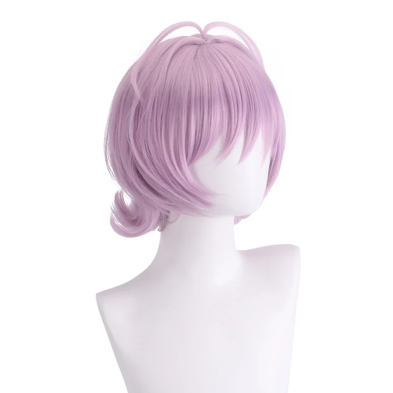 Peluca sintética larga púrpura para mujer, disfraz de Anime, fiesta, resistente al calor, línea de pelo Natural, uso diario