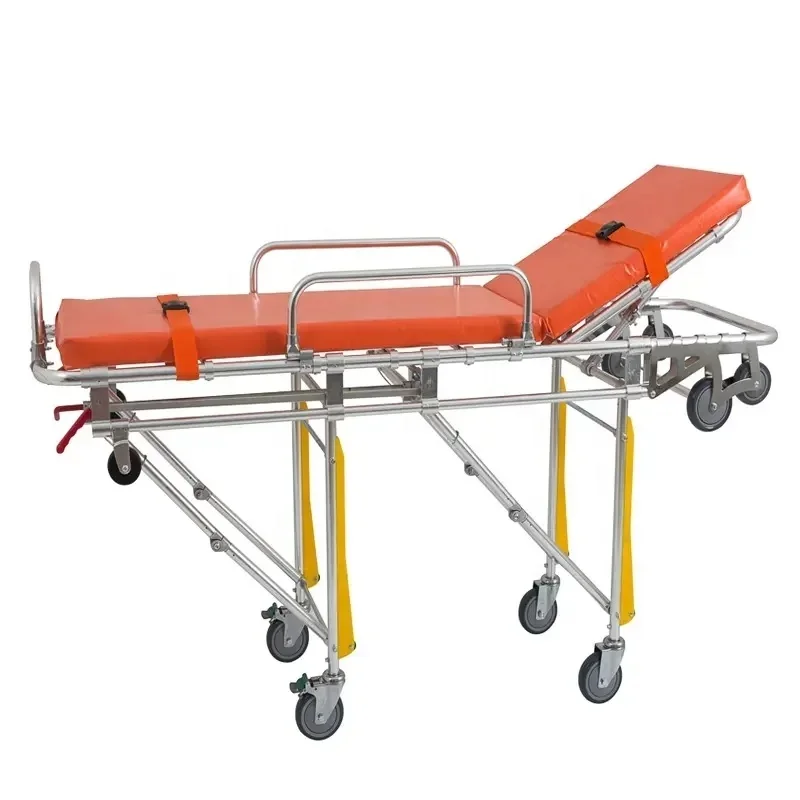 THR-3A Hospital Automatic foldable ambulance stretcher emergency rescue stretcher