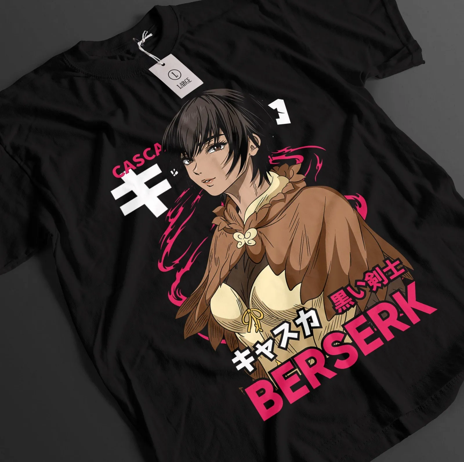 Berserk Shirt Casca Tshirt Guts T-Shirt Griffith Top Warrior Anime Unisex Tee