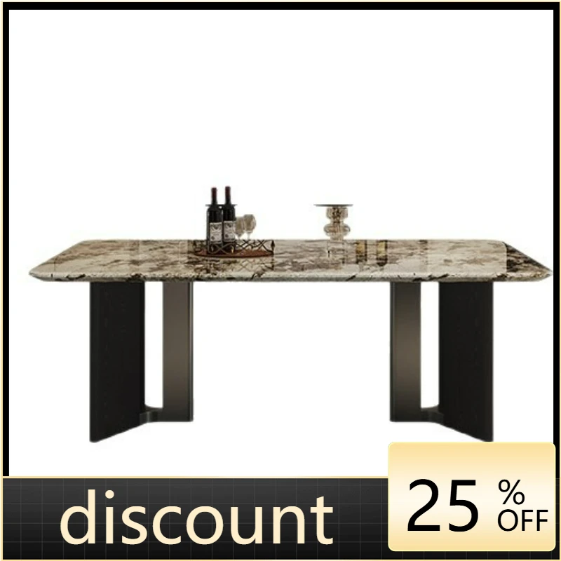 

LTT Italian light luxury marble dining table home modern simple high-end restaurant dining table