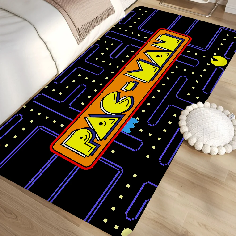 Game P-Pac-M-Man Floor Mat INS Style Soft Bedroom Floor House Laundry Room Mat Anti-skid Household Carpets