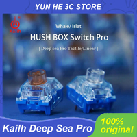 Kailh BOX Deep Sea Pro Silent Switch HUSH Switches Keyboard RGB SMD Mechanical Keyboard Tactile Linear Switch Gaming Keyboards