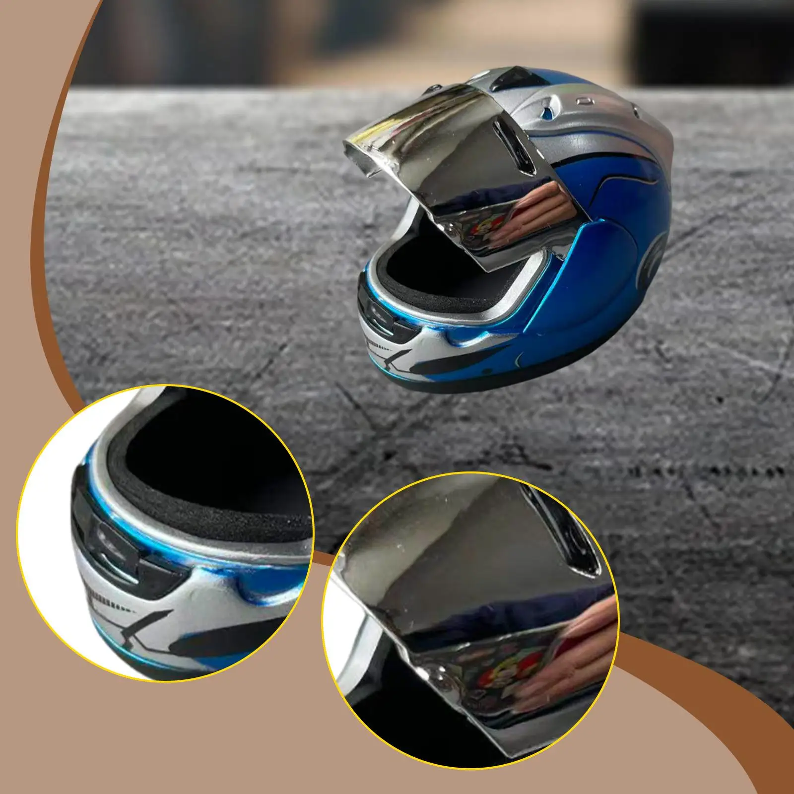 

Trendy Action Figure Helmet Hat Model for 1/6 Male Doll Plastic Accessory Cosplay Headgear Outfit Fit Collection