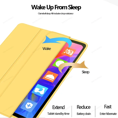 Imagen 2 del producto 2025 M5 para iPad 11th/10/9/8/7 Gen funda Air 11 5/4 Pro 13 12,9 11 funda 2024 iPad 9th Generation funda 10,2 Mini 6 portalápices