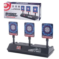 Auto-Reset Electric Target For Guns Desktop games Shooting competition party game scoring Practice Target for kids adult gifts