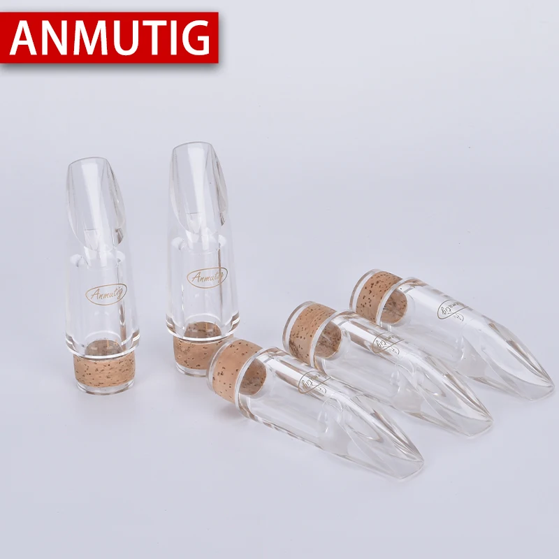 ANMUTIG Bb Clarinet Mouthpiece Acrylic Transparent Material Accessories