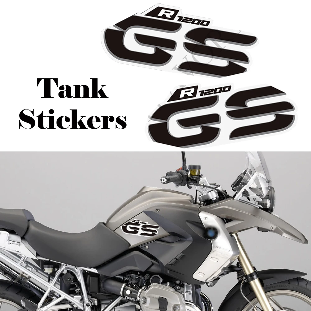 For BMW R1200GS R 1200 GS GSA Tank Pad Grips Gas Fuel Oil Kit Knee Stickers 2004 2005 2006 2007 2008 2009 2010 2011 2012 2013