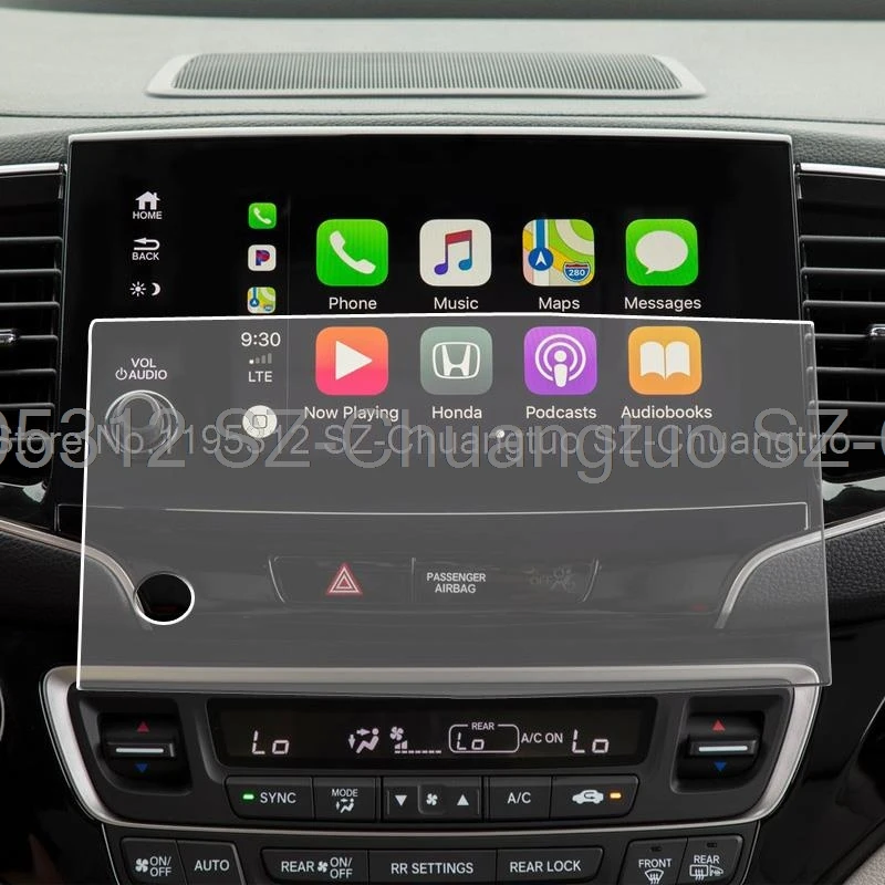 Protetor de tela de vidro temperado para honda pilot 2019 2020 2021 2022 carro 8 polegadas rádio do carro navegação gps automóvel