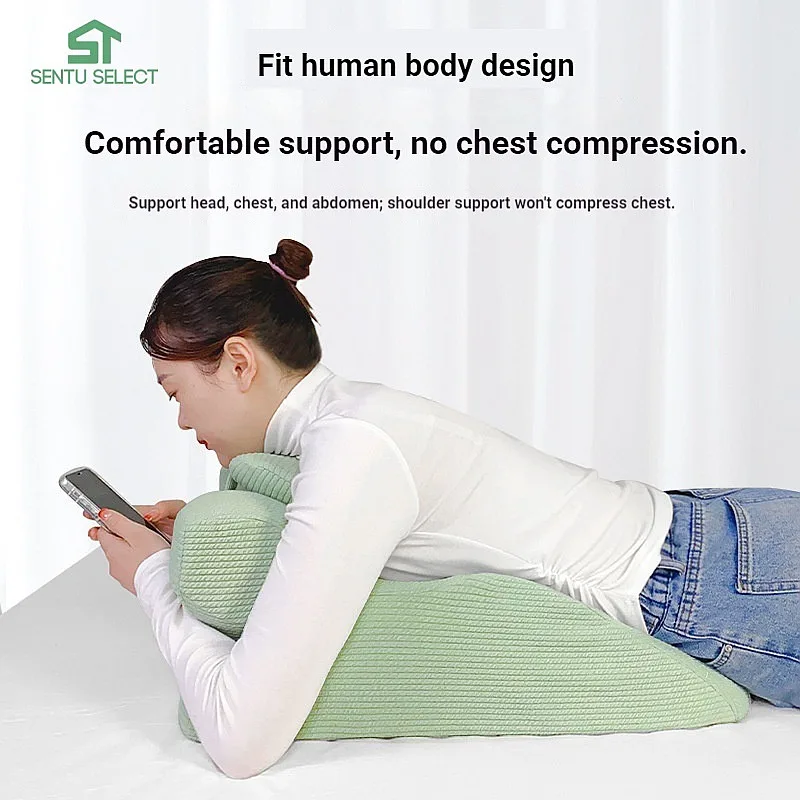 Hot Selling Ergonomic Couples Pillow Memory Foam Full Body Support Wave Design for Sexual Time