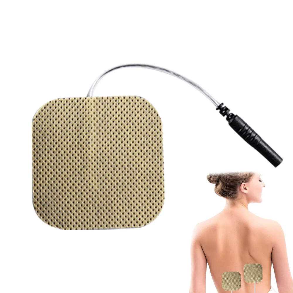 

Электродные подушечки TENS EMS, 10 шт., подходят для SDZ-II, многоразовые самоклеящиеся подушечки для электротерапии, облегчение боли, спина, шея, плеч, ног, мышц