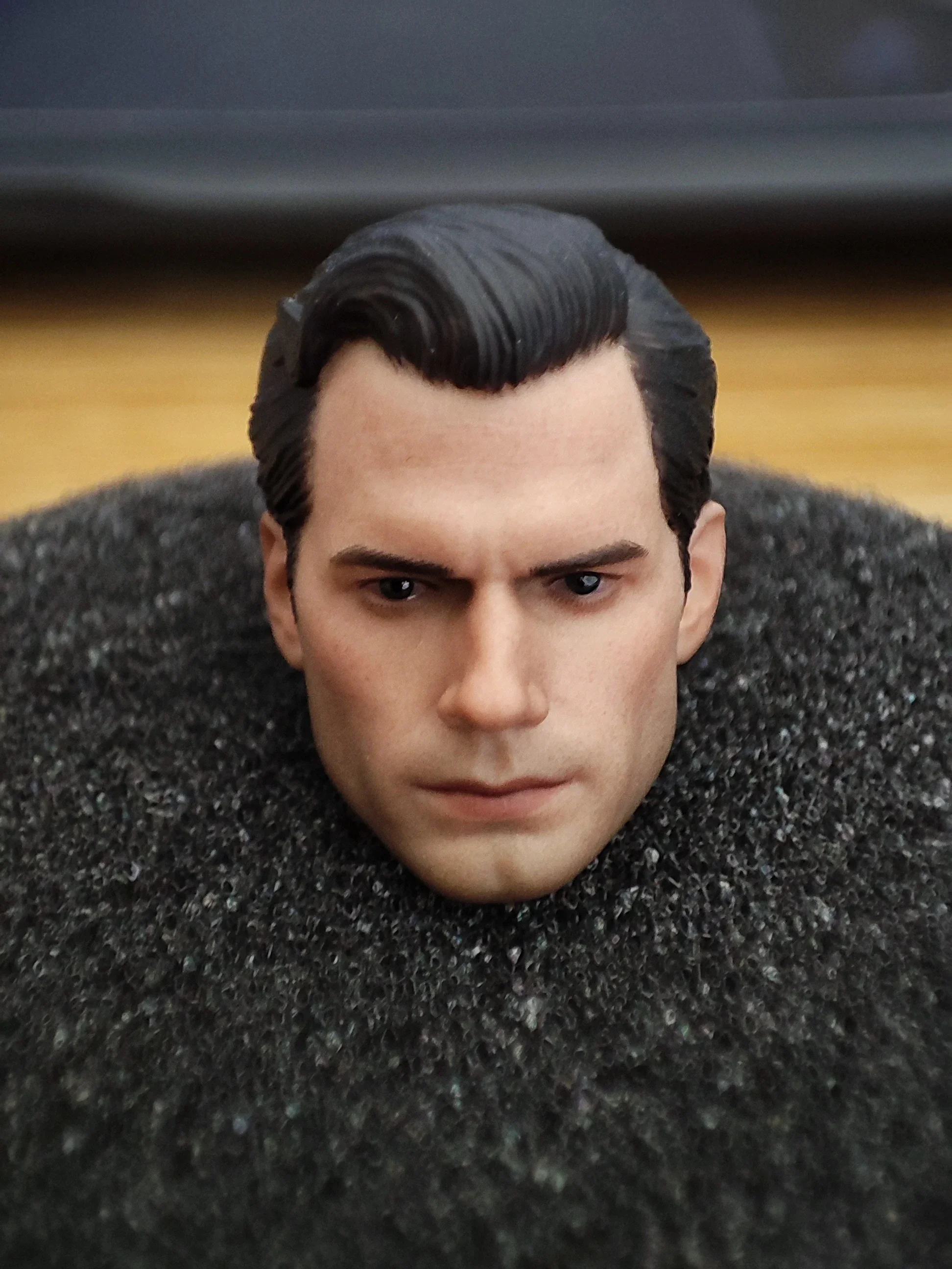 Manipple Studio 1/12 Men Soldier Henry Cavill Head Sculpt Classic Comics Superman Head Model  For 6'' Mezco Action Figure Body