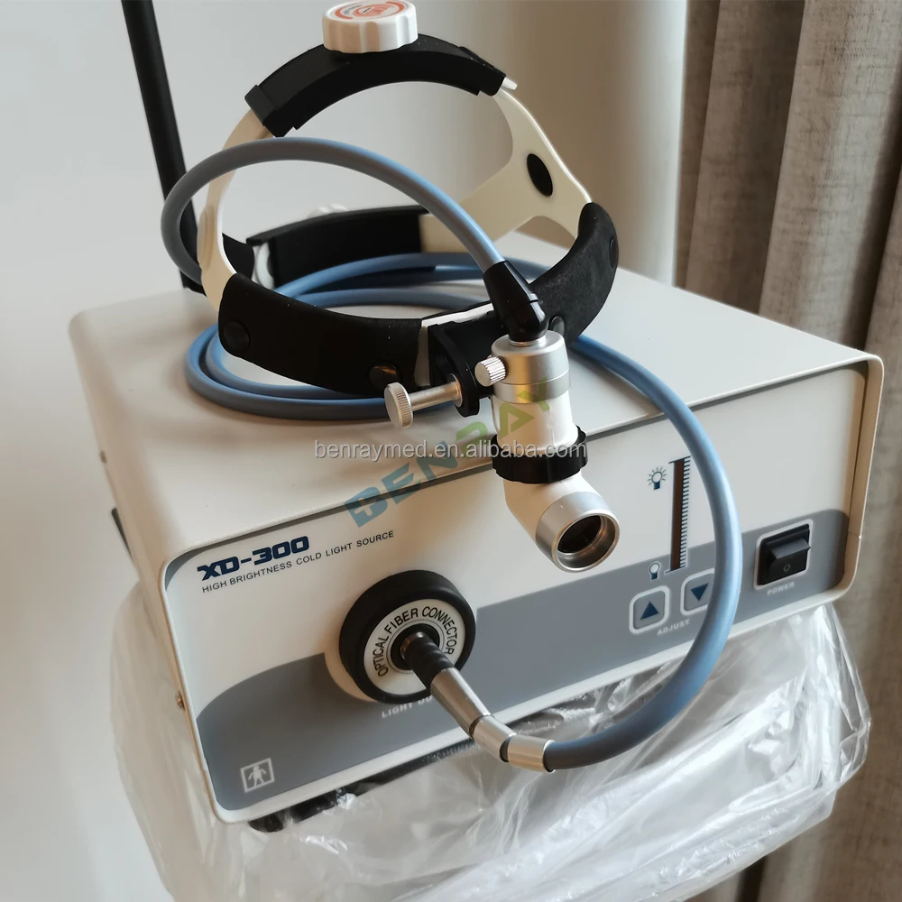 Hot Sale Operating Room Hospital Emergency Equipment Medical Cold Light Source Waterproof Head Lights Fiber Optic Headlight