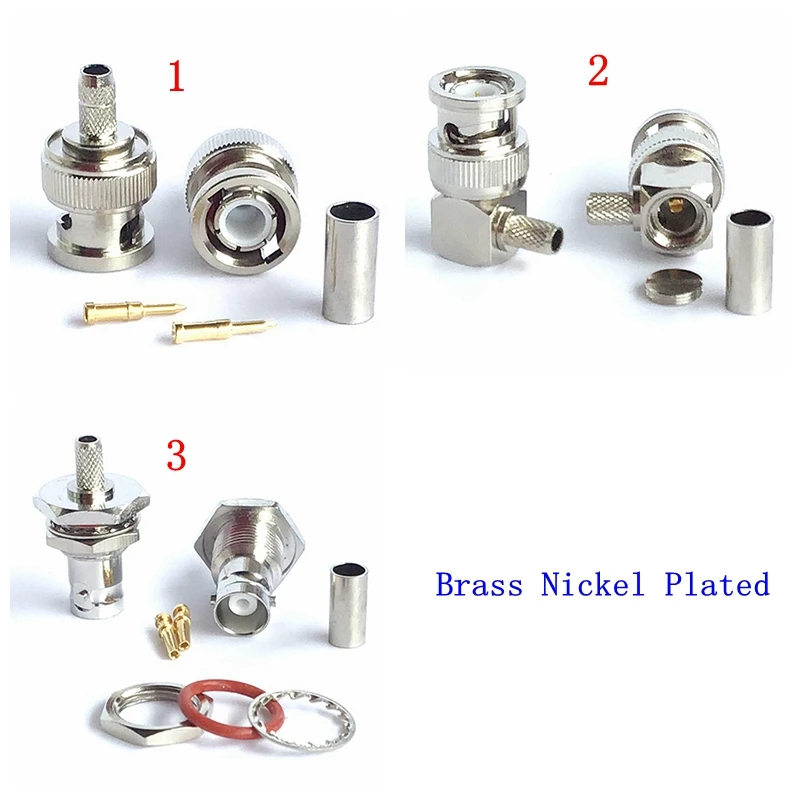 1Pcs Q9 Bnc Male Pl…