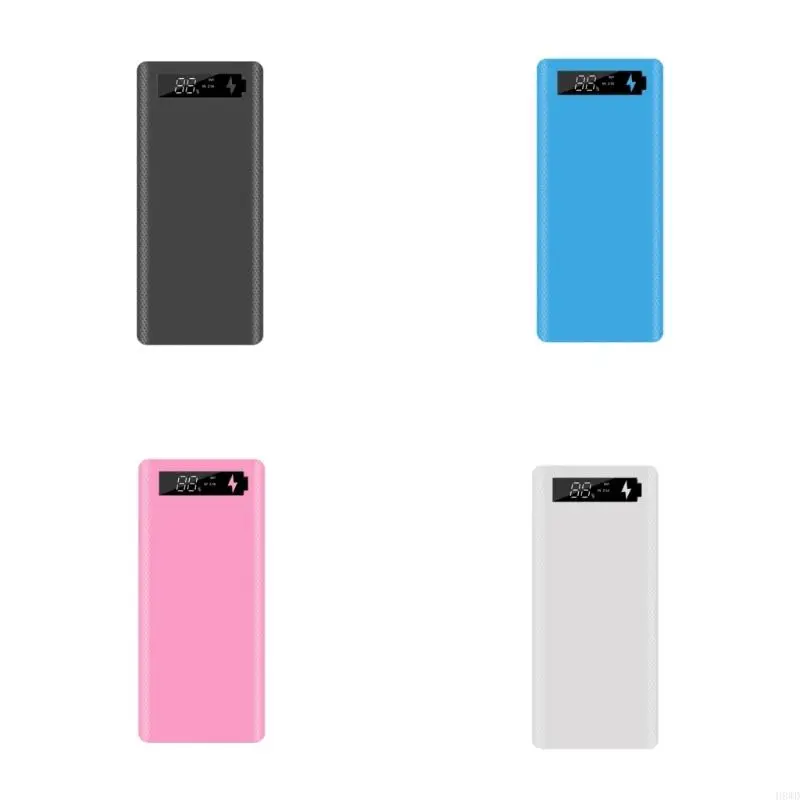 18650 Battery Case 8 Slot Solderless Enclosure with Display Window H8WD
