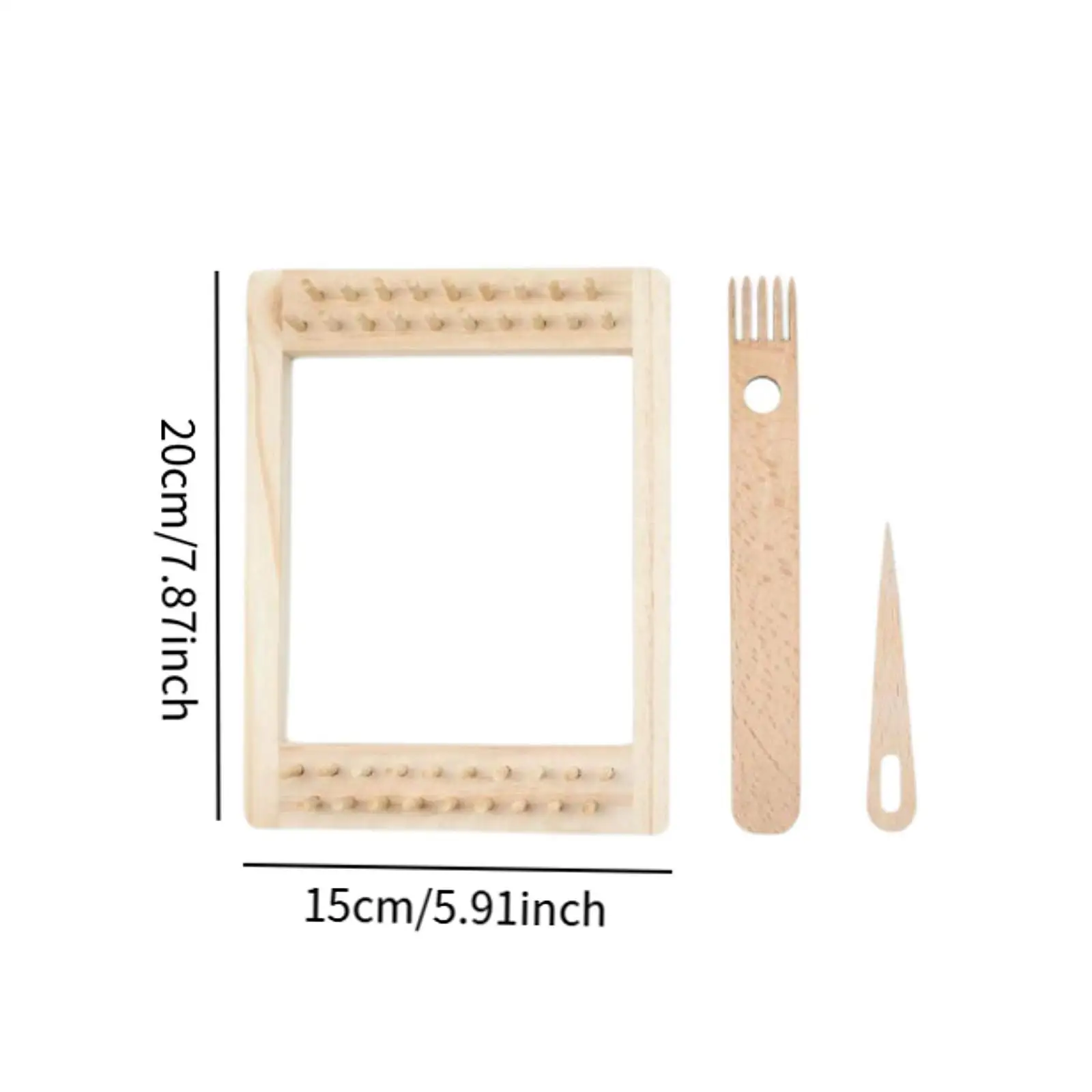 Weaving Looms Kit Weaving Pin and Comb Mini Accessories DIY Crafting for Knit Scarves Knitting Weaving Lovers Sewing Beginners