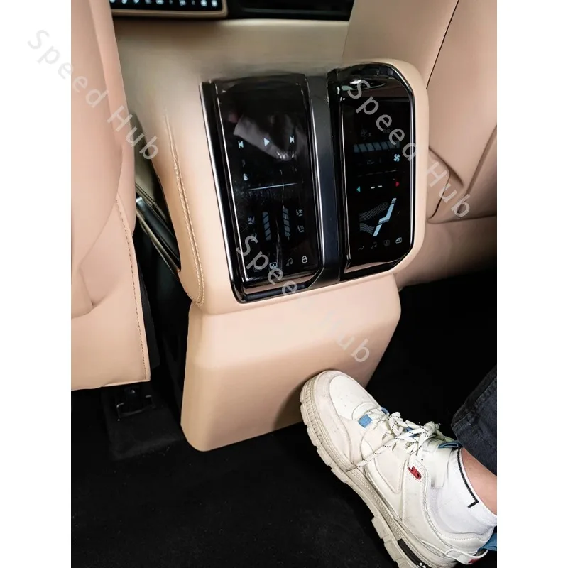 For Byd Equation Leopard 8 Denza B8 2025-2026 Armrest Box Rear Seat Kick Pad Refrigerator  Air Conditioner Kick Plate