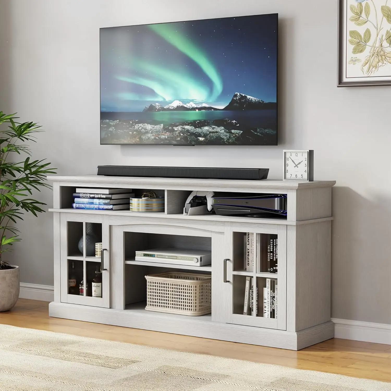 58" Tv Stand Storag…
