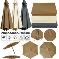 Tela de Repuesto Impermeable para Sombrilla, Cubierta para Parasol de Patio de 2/3 Metros, Cubierta de Repuesto para Parasol con Protección UV para Balcón y Jardín