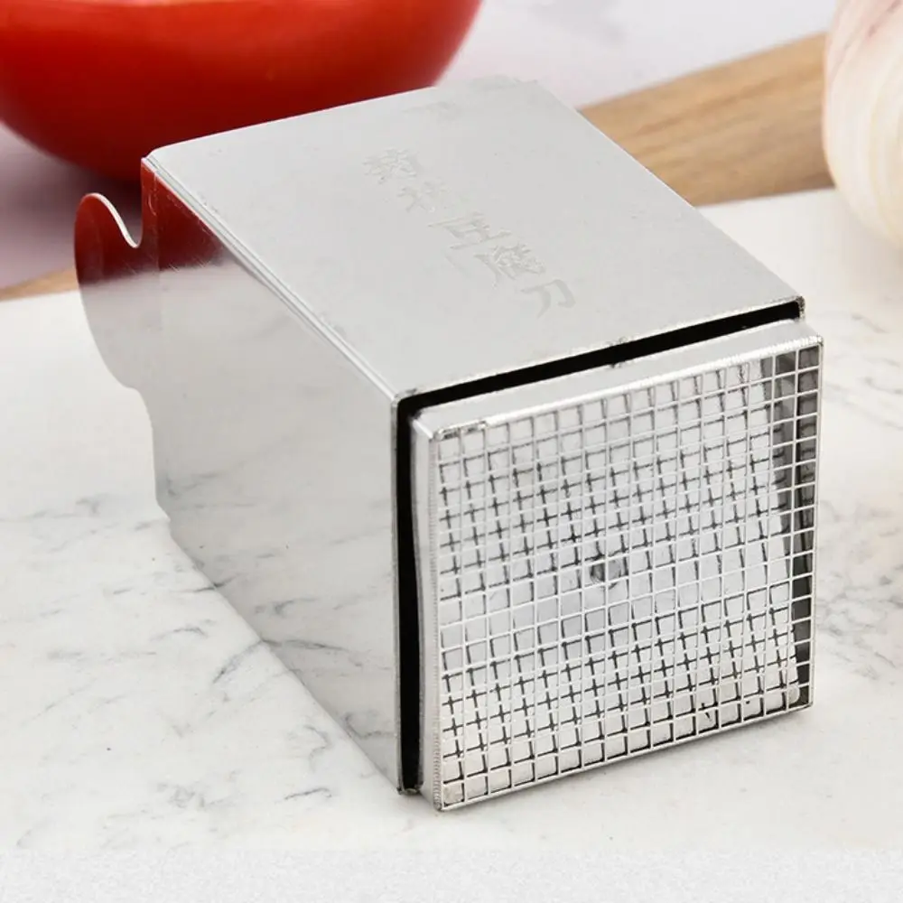 

Creative Stainless Steel Tofu Shredding Mold Silver Color DIY Tofu Slicer Tofu Cutter Kitchen Tools