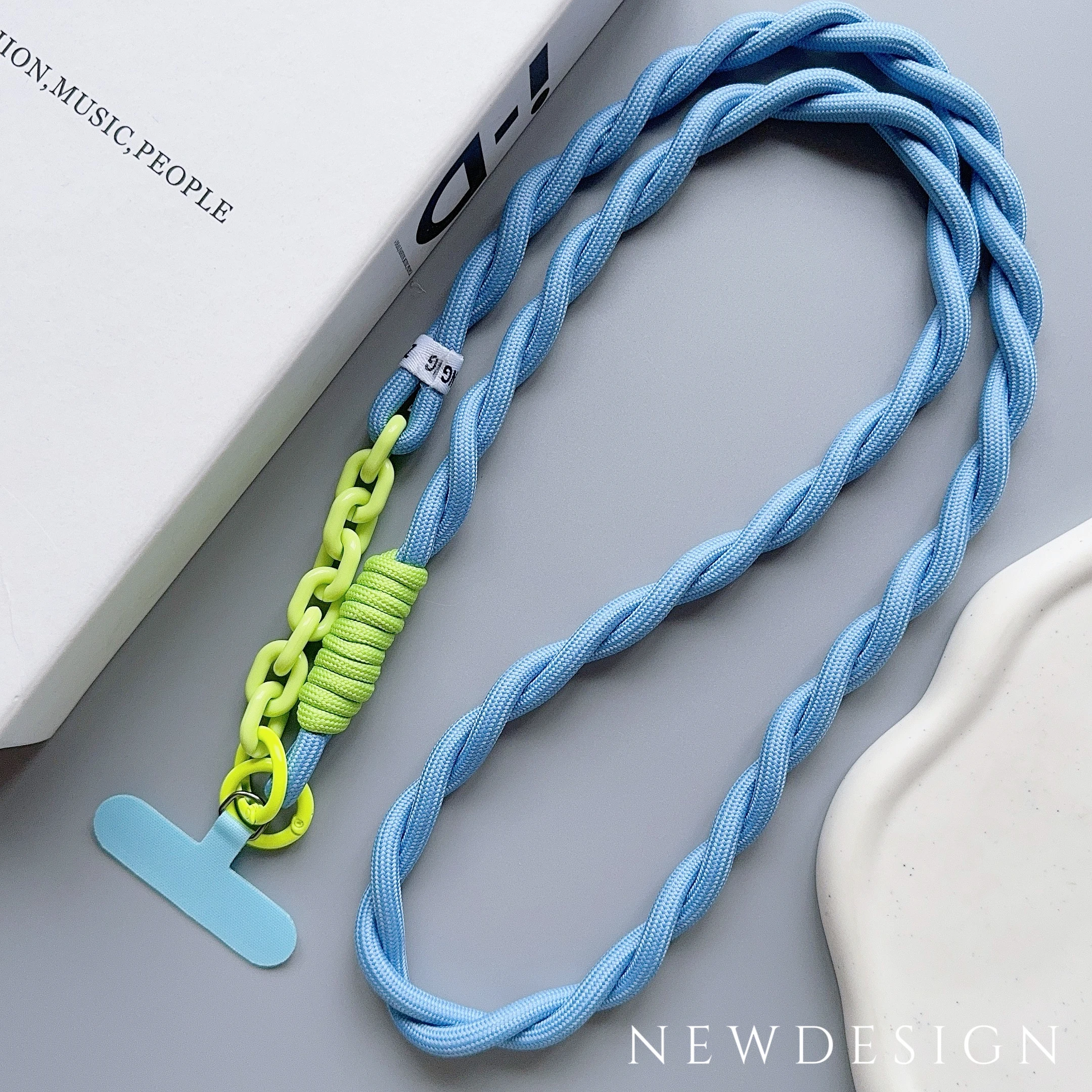 Cute Phone Lanyard, Universal Case Acrylic Crossbody Strap