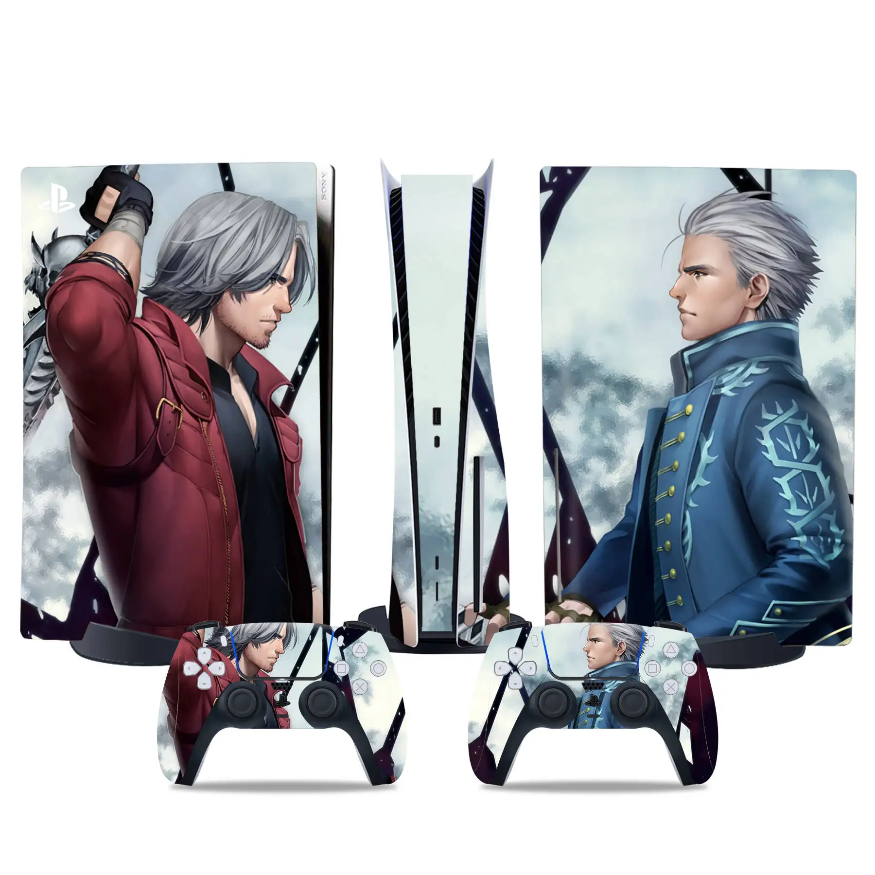 Наклейка Devil maycry5 для PS5 Disc Edition, наклейка Play Station Skins, наклейки для консоли и контроллера, кожа ps5 disc skins