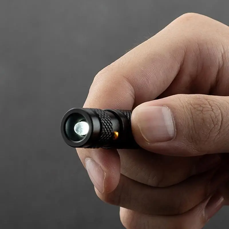 Mini Portable Flashlight Aluminum Alloy Emergency Keychain Led Light Outdoor Survival EDC Tool For Fishing, Hunting, Camping​