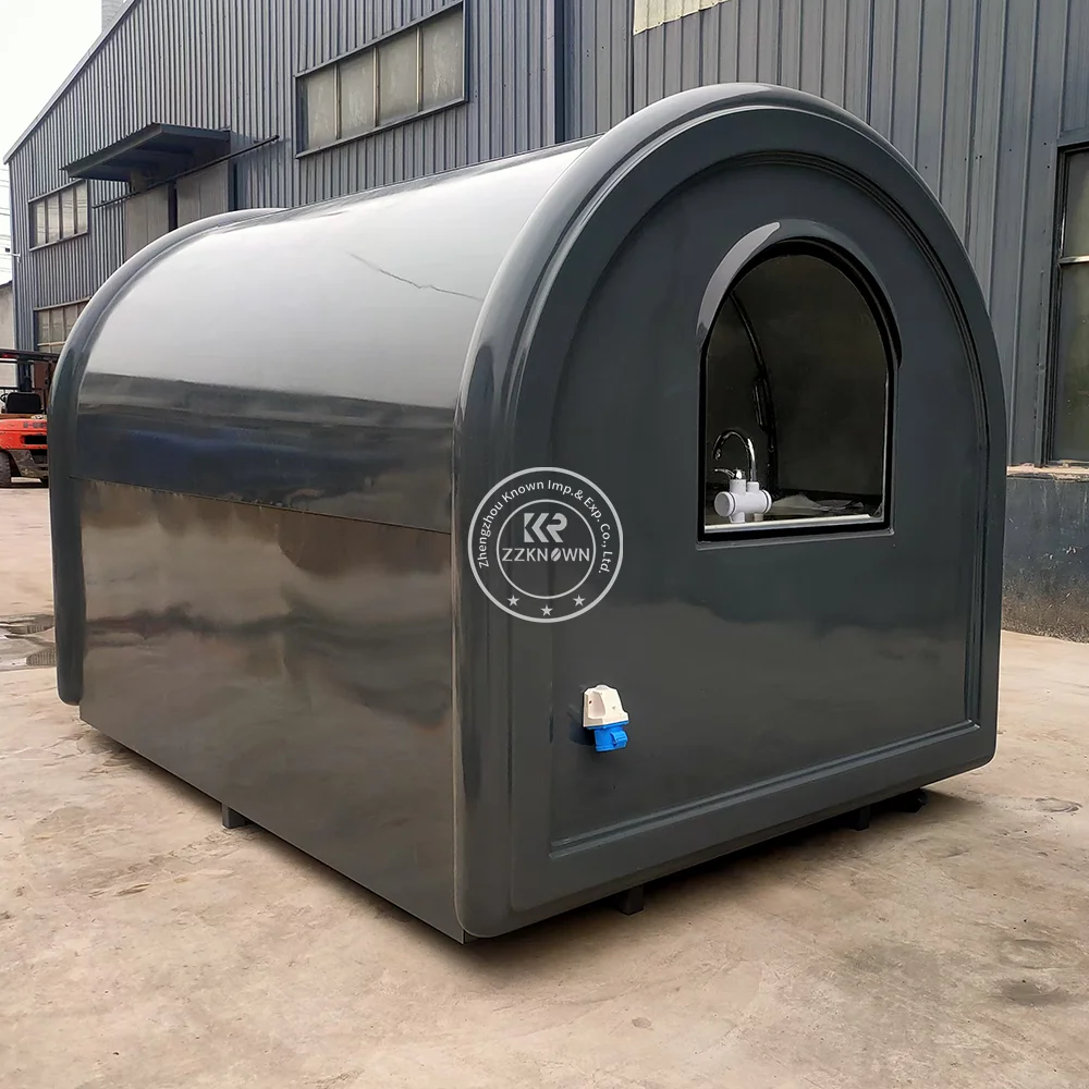 

Fully Equipped Food Truck Food Vending Cart Street Ice Cream Cart Trailer Customized Concession Catering Trailer For Sale