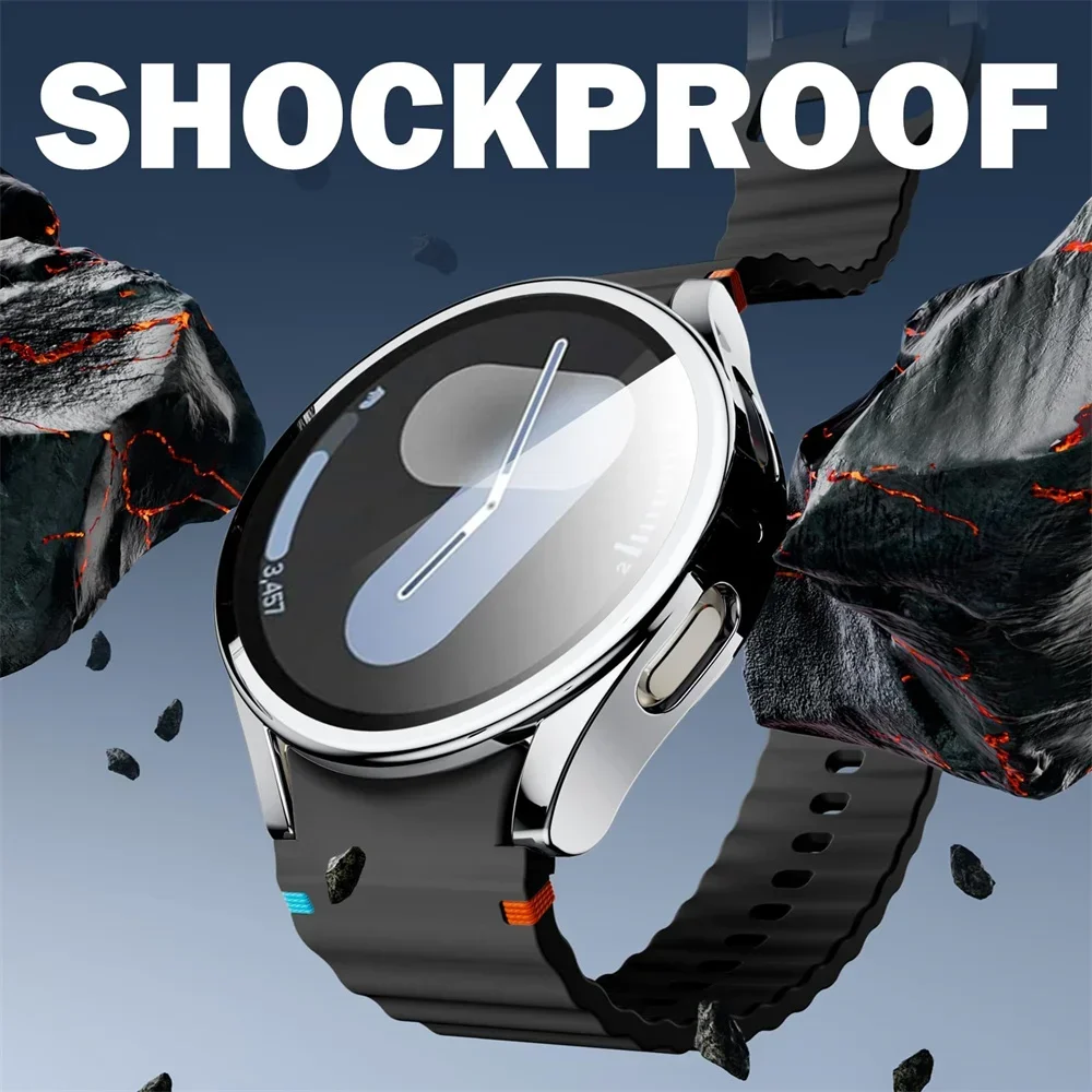 フルカバー TPU ケースサムスンギャラクシーウォッチ 7-6-5-4-FE 40 ミリメートル 44 ミリメートル保護シリコンバンパースクリーンプロテクター時計アクセサリー