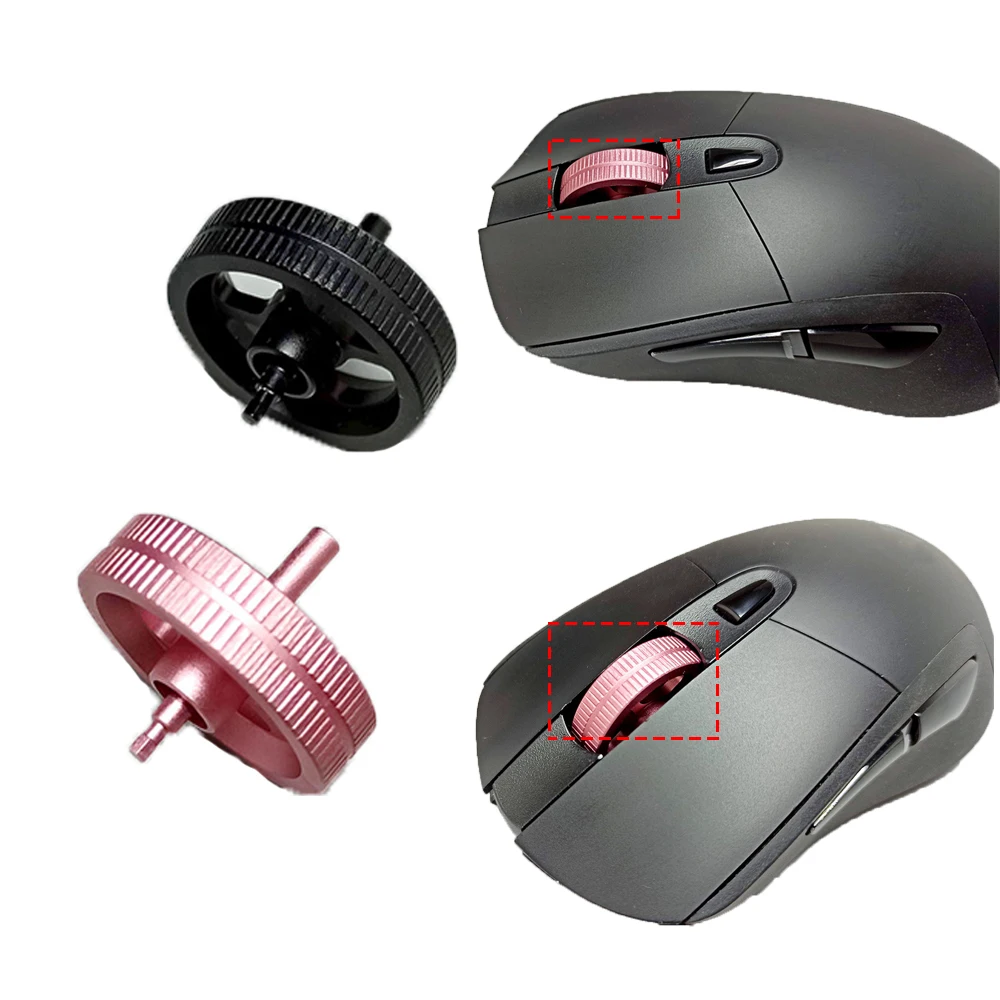 

1 PC Metal Mouse Wheel for Logitech G403 G703 G603 G403Hero G703Hero Black/Pink Mouse Roller Replacement Mouse Accessories Parts