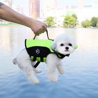 Dog Swimming Vest Pet Life Jacket Dog SwimmingSuits Summer Beach Surfing Drifting Dogs Life Vest Buoyancy Clothes Adjustable