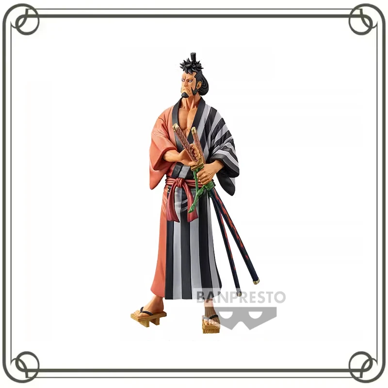 

ONE PIECE DXF THE GRANDLINE MEN Kin'emon BANDAI Аниме Фигурки Коллекция Настольный Орнамент Фигурка Модель Игрушки