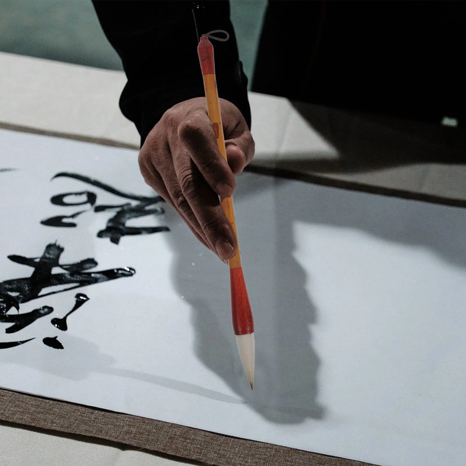 مجموعة فرش الخط عالية الجودة للرسم والكتابة، فرشاة حبر ذات طرف رفيع ناعم، سهلة الامتصاص للرطوبة، مثالية للفن #1