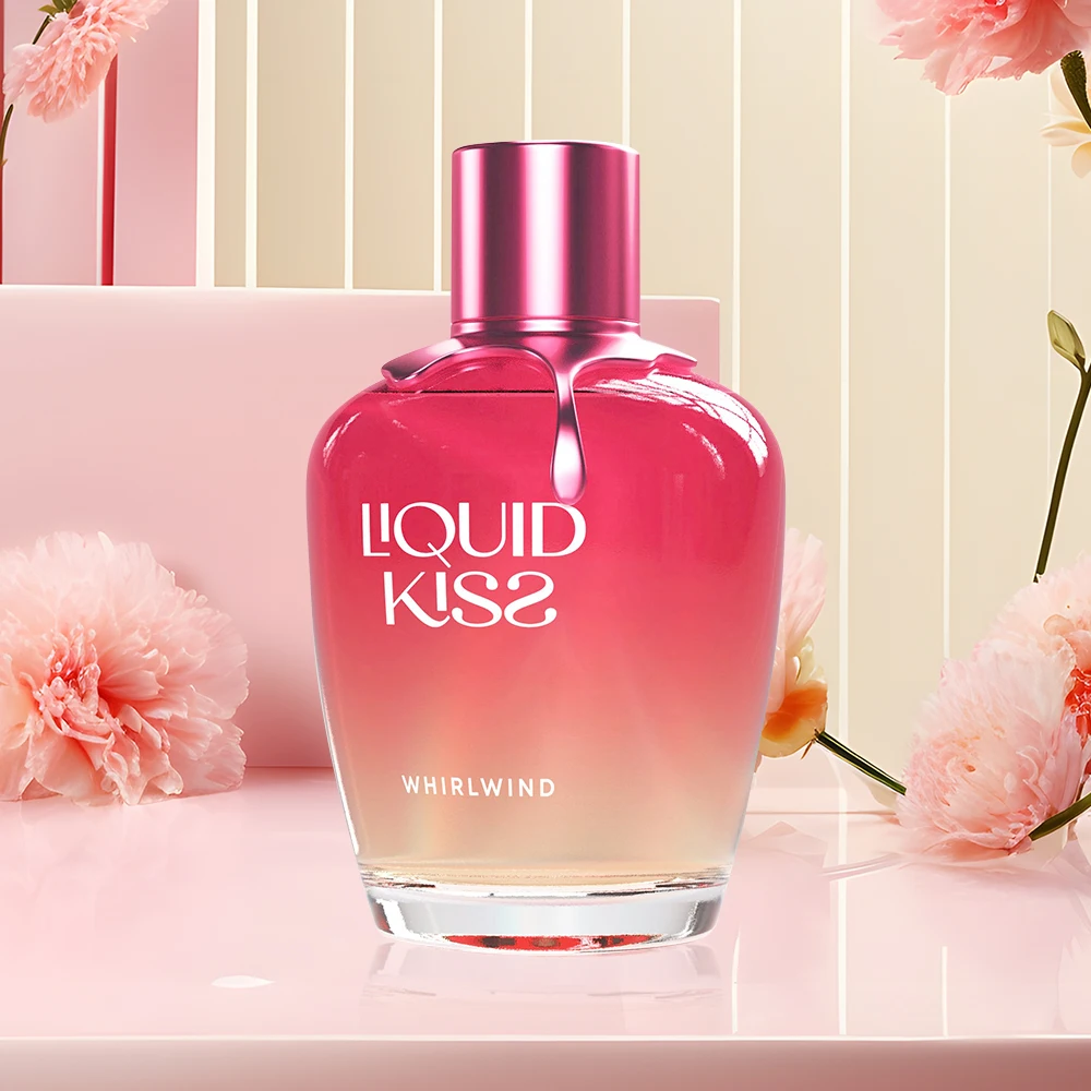 LIQUID KISS Eau De Parfum Spray for Women Floral Fruity Notes Sweet Fragrance for Ladies 3.4 Ounce WHIRLWIND Perfumes