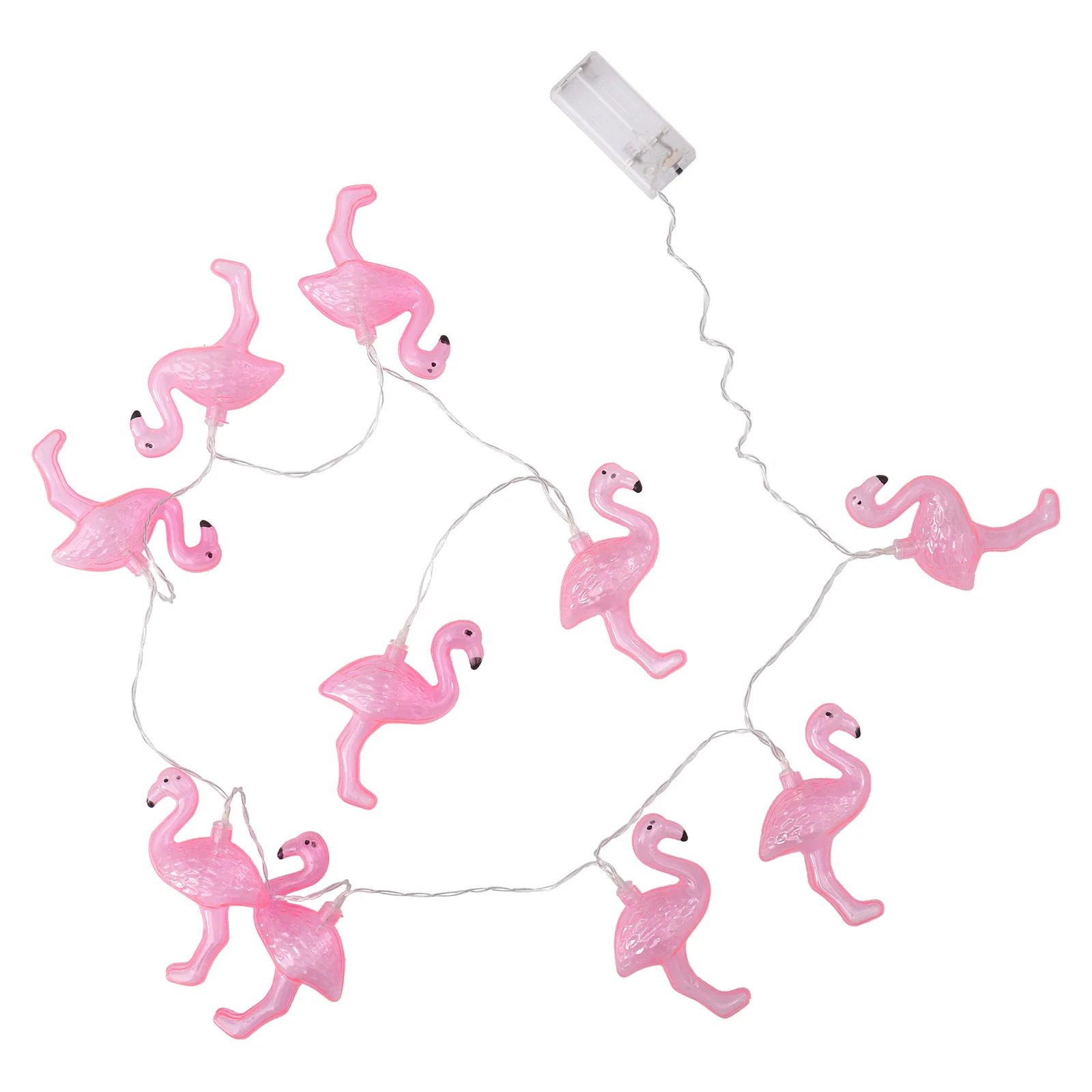 1.5 متر فلامنغو LED سلسلة أضواء عالية الجودة البلاستيك الأسلاك النحاسية خيط شفاف حفل زفاف حديقة ديكور غرفة نوم
