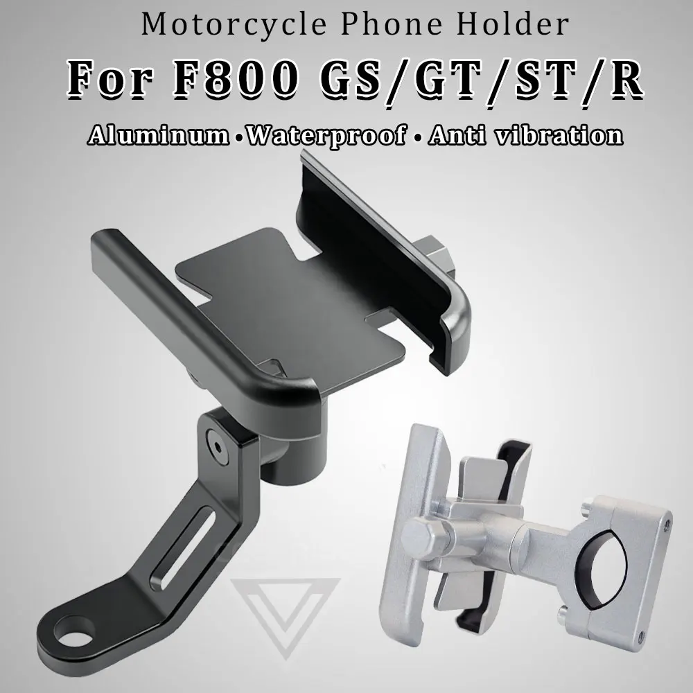 

Motorcycle Phone Mount Aluminum Stand Waterproof for BMW F800 Phone Holder F800GS F800R F800ST F800GT GS/GT/ST/R Accessories