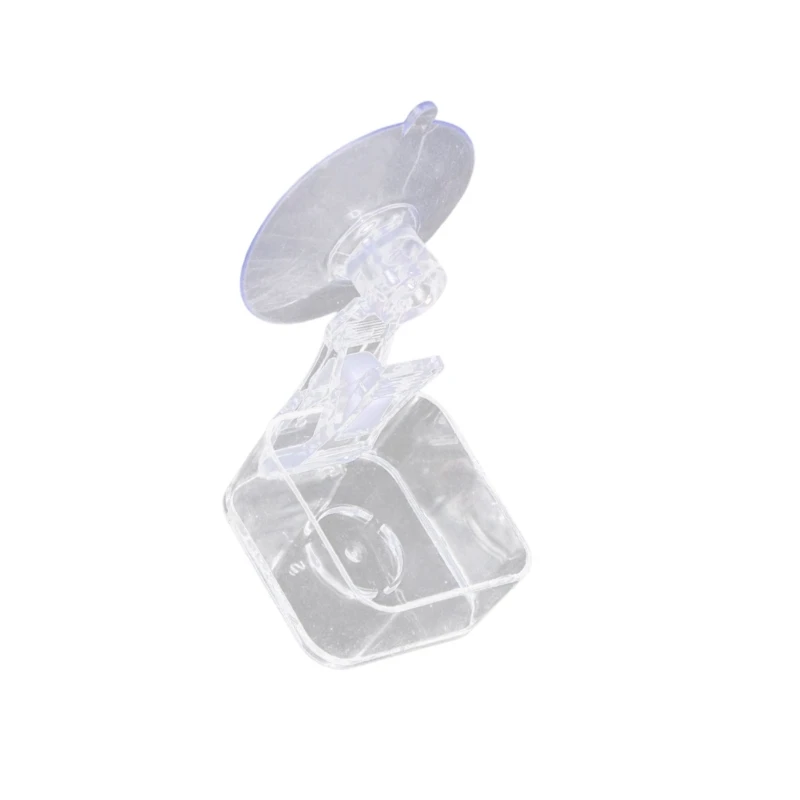 

Reptiles And Water Dish With Suction Cup Plastic Feeding Bowl For Small Pet Easy to Clean Design Nontoxic Tray