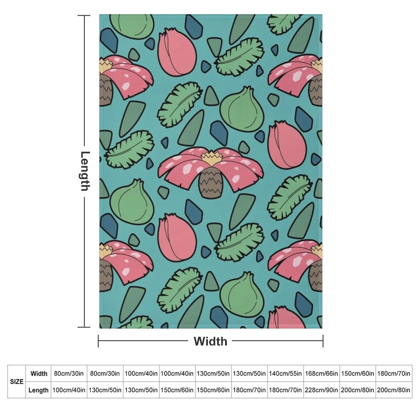 Seed Monster Collage Throw Blanket bed plaid Plaid on the sofa Bed Sofas Furry Giant Sofa Blankets