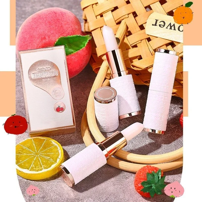 Baume à lèvres hydratant aux saveurs de fruits, Base hydratante, maquillage de luxe, soins quotidiens pour femmes et hommes, cadeau de fête, 1 pièce