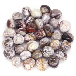 Natural Red White Crazy Agate Stone Reiki Healing Crystal Mineral Gemstone Home Decor Fish Tank Aquarium Specimen Gems Ornament