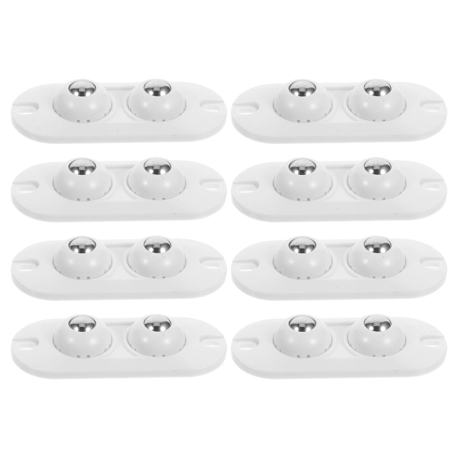 8-teiliges Haushalts-Universalrad, Mülleimer, kleine Räder für Möbel, Abs, selbstklebend, Mini