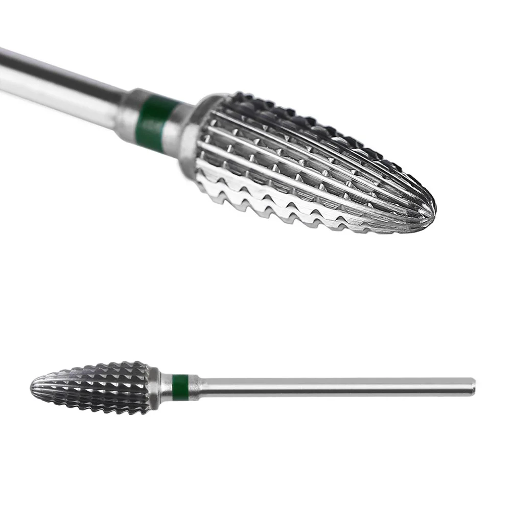 البيضاوي مخروط مسمار طحن رئيس التنغستن الصلب مثقاب لمسمار الفن آلة ملف أدوات تلميع إعادة تشكيل إزالة الجلد الميت #1