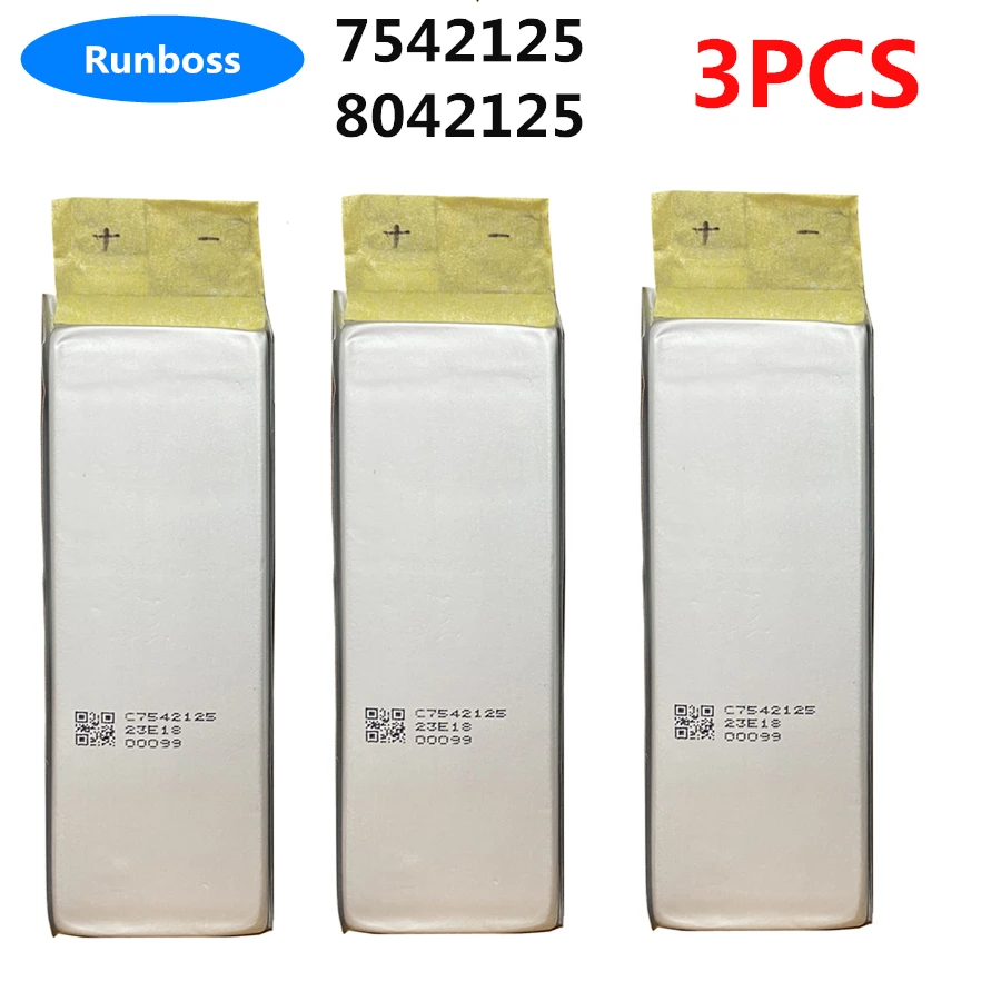 3 SZTUK/LOT 8042125 3500mAh 35C 7542125 Dla Jump Car Starter Drone DIY 2S 3S 4S 7.6V 11.4V akumulator zapalnik samochodowy zgrzewarka punktowa