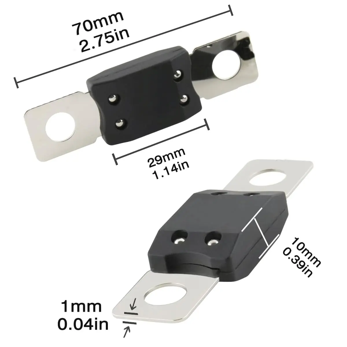 MEGA AMG High Current Fuses 30A-400Amp Bolt Mount for Car Vehicle Truck Bus Caravan - High Current Protection